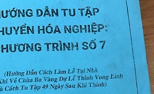 Chùa Ba Vàng hướng dẫn tu tập như thế nào?